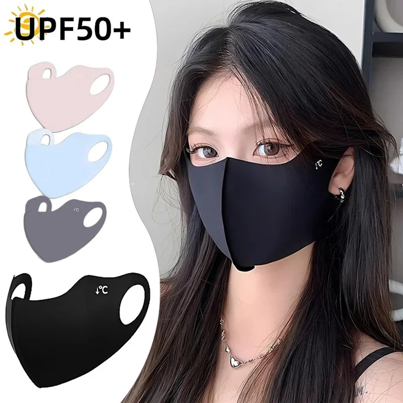 Cloth Face Mask Washable - 1/2/4 Stück UV-Schutz-Gesichtsmaske für Erwachsene und