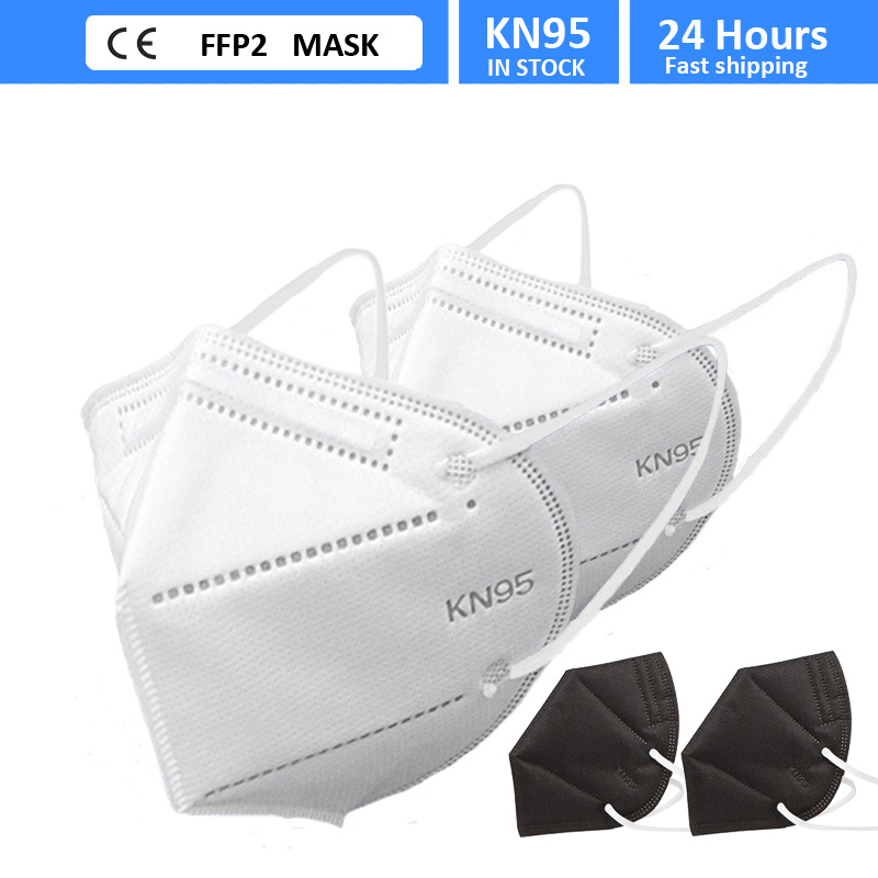 Kn95 Respirator Mask - FFP2-Gesichtsmaske KN95 Gesichtsmascarillas 5-lagige Filtermasken Filtrations-Mundmaske