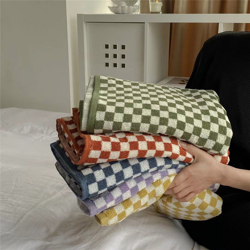 Retro Schachbrett Plaid Langst – Cloth Face Mask Washable Bewertung und Preis