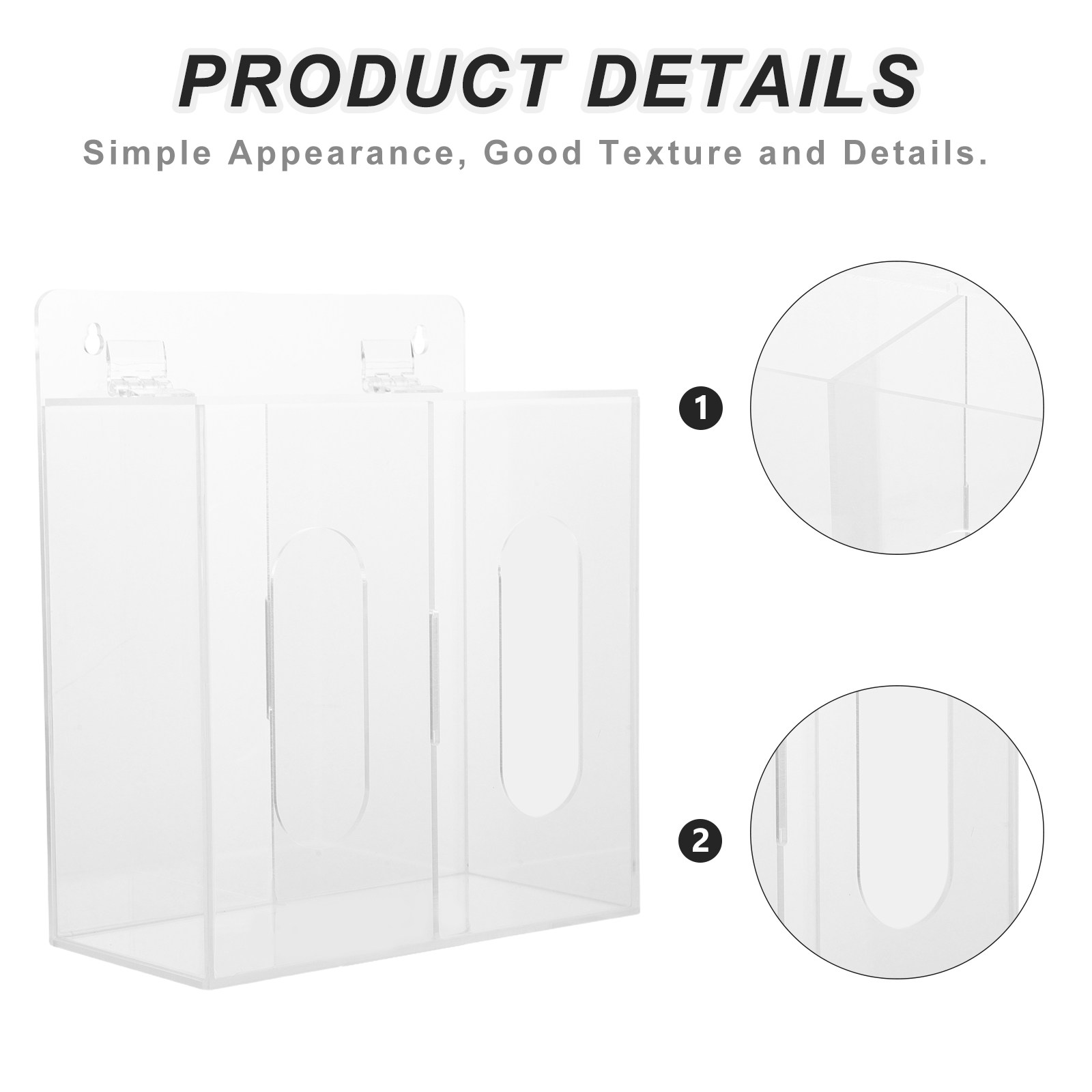 Klare Acryl-Masken-Aufbewahrun – Face Mask Storage Box Bewertung und Preis