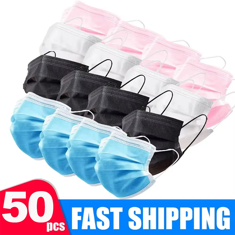 50 Stück Unisex 3-lagige Maske – Disposable Mask Blue Bewertung und Preis