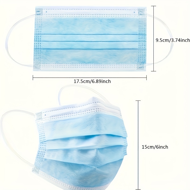 200 Stück verdickte blaue Einw – Disposable Mask Blue Bewertung und Preis
