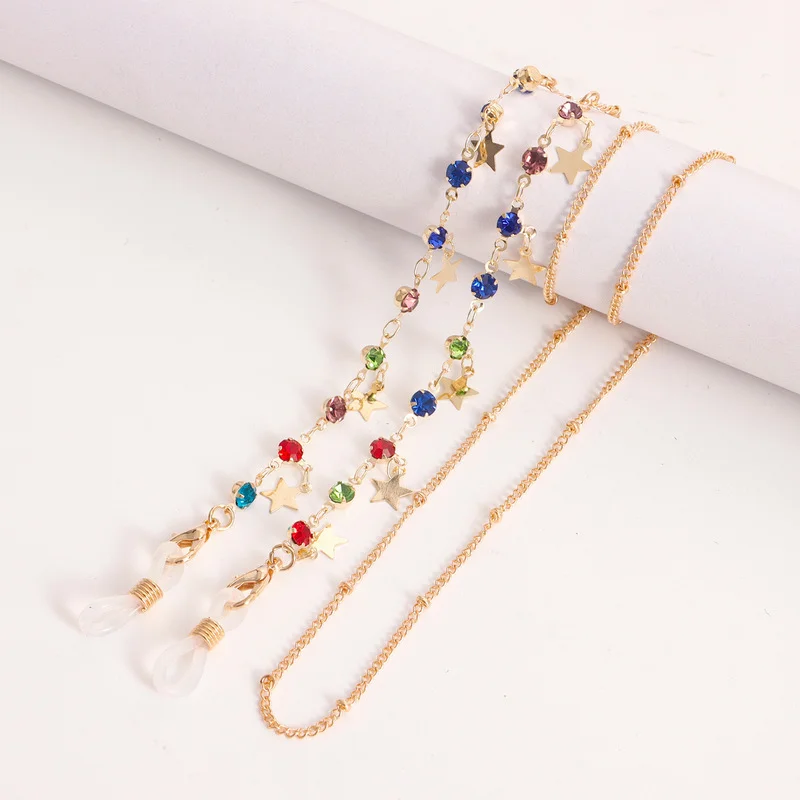 Modische Blätter-Sonnenbrillen – Mask Chain Holder Bewertung und Preis