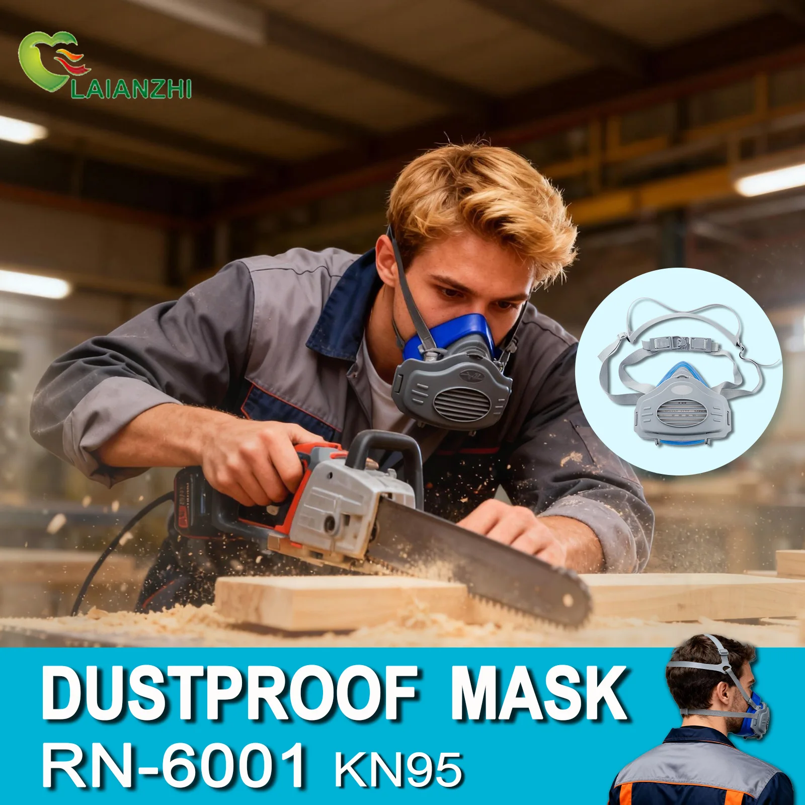 LAIANZHI Staubdichte Silikonma – Dust Mask Construction Bewertung und Preis